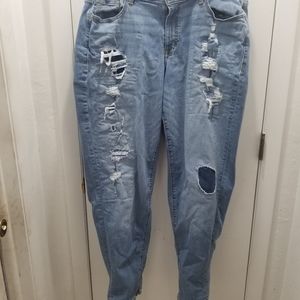 Lane Bryant Boyfriend Jeans Distressed size 18